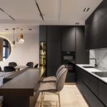 Кухня "Черный шелк"